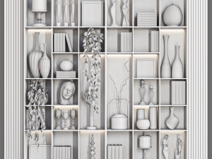 Decorative set48 Model 3D