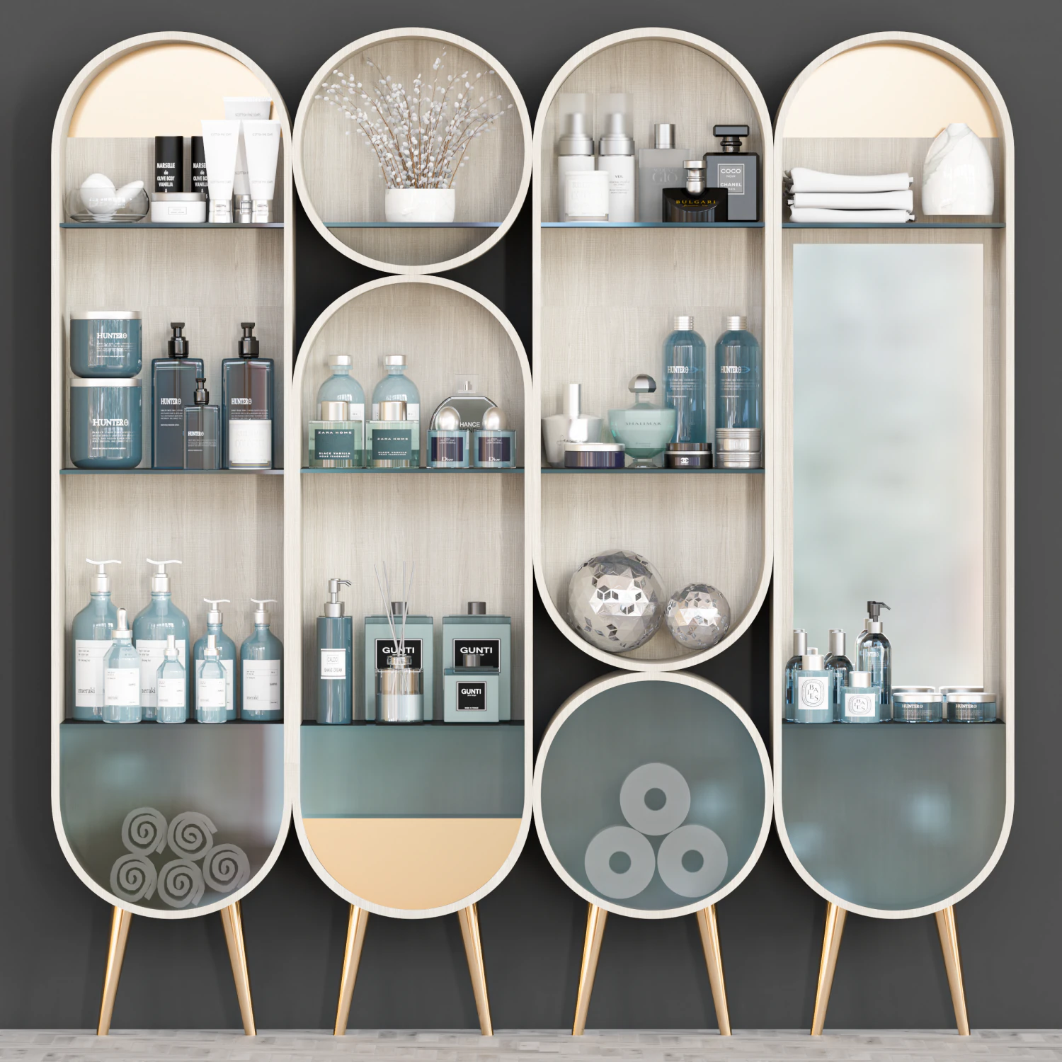 Bathroomset 116 3D Model .c4d .max .obj .3ds .fbx .stl .blend