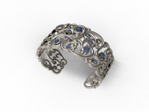 LACE BRACELET N - 12 3D 打印模型