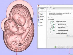 VIRGIN MARY AND CHILD PENDANT N-263 3D प्रिंट मॉडल