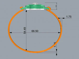 BRACELET CROSS N - 16 3D Print Model