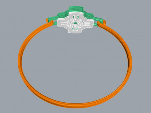 BRACELET CROSS N - 16 3D Print Model
