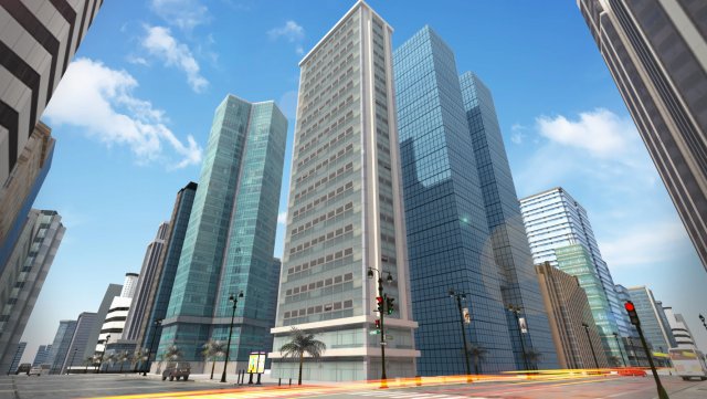 lowpoly ultra city building pack 3Dモデル .c4d .max .obj .3ds .fbx .stl .blend 