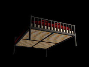 bed 3D Model