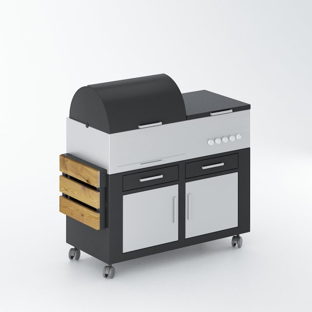 barbeque 3D-Modell .c4d .max .obj .3ds .fbx .stl .blend 