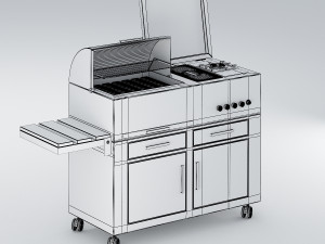 barbeque 3D-Modell
