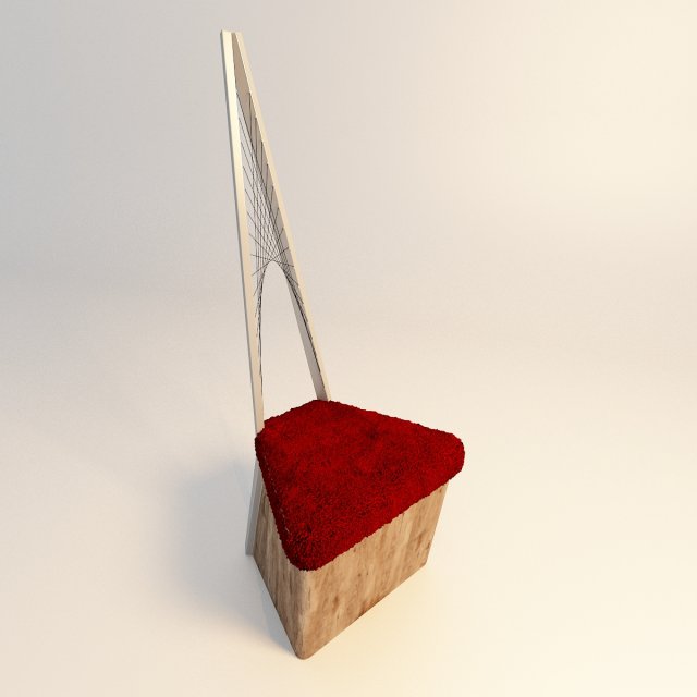 Sharp sofa 3D Model .c4d .max .obj .3ds .fbx .stl .blend 