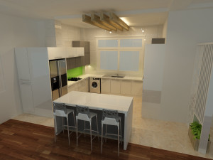 modern ktichen 3D Модель