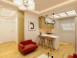 现代室内设计 3D 模型