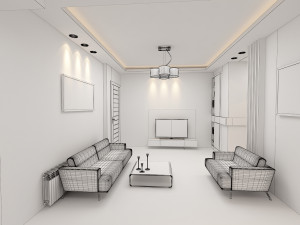 modern interior design 3D Модель