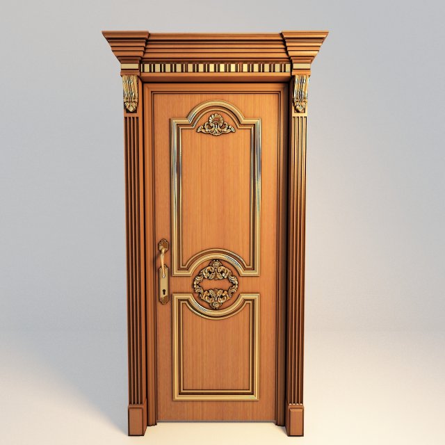 classic-door 3Dモデル .c4d .max .obj .3ds .fbx .stl .blend 