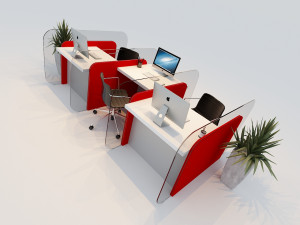 modular work station 3D Model