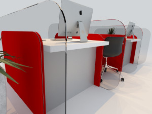 modular work station 3D Model