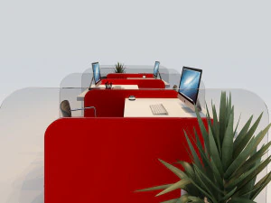 modular work station 3D Model