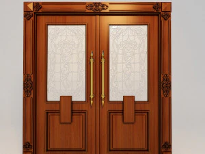 经典门2 3D 模型