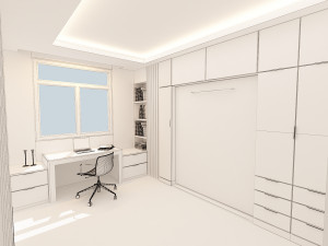 study room 3D-Modell