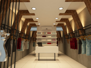 fashion store 3D 모델