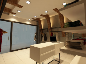 fashion store 3D 모델