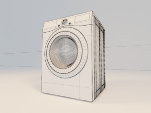 washing machine 3D 模型