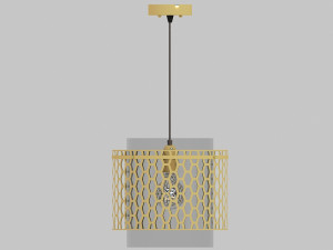 golden-chandelier Model 3D