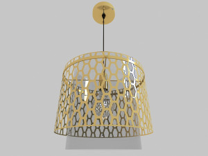 golden-chandelier Model 3D
