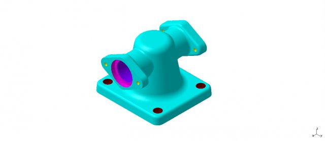tee fitting Modello 3D .c4d .max .obj .3ds .fbx .stl .blend