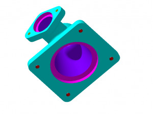 tee fitting Modello 3D