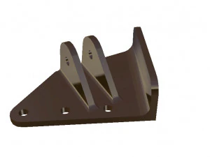 wspornik kątowy Model 3D