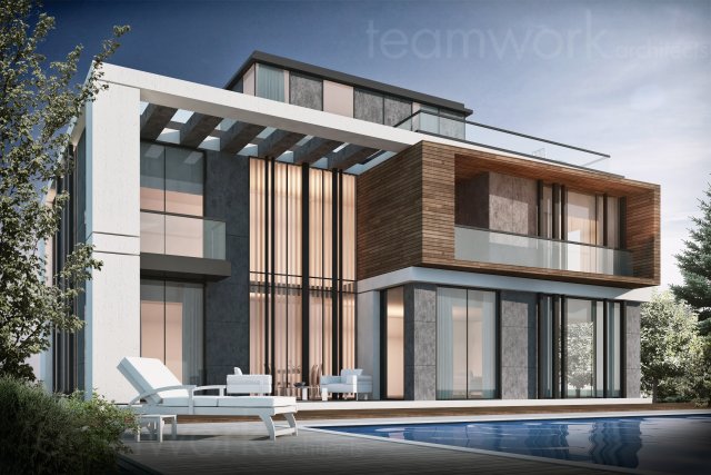 villa design 01 Model 3D .c4d .max .obj .3ds .fbx .stl .blend 