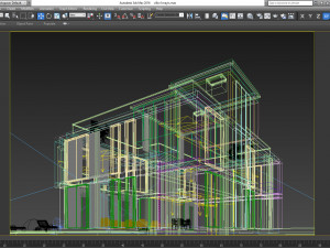 villa design 01 Model 3D