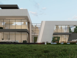 villa design 05 Modello 3D