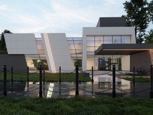 villa design 05 Modello 3D