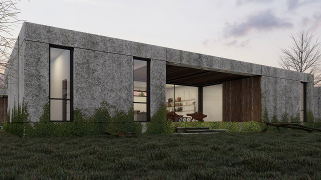 villa design 08 Modello 3D .c4d .max .obj .3ds .fbx .stl .blend 