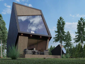 cabin design 04 3D Model