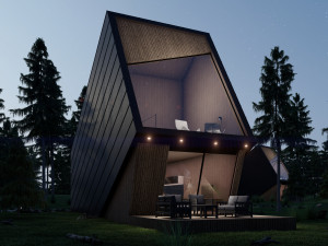 cabin design 04 Model 3D