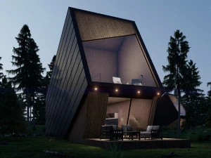 cabin design 04 3D Model