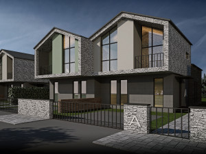 twin villa design 03 3D Модель