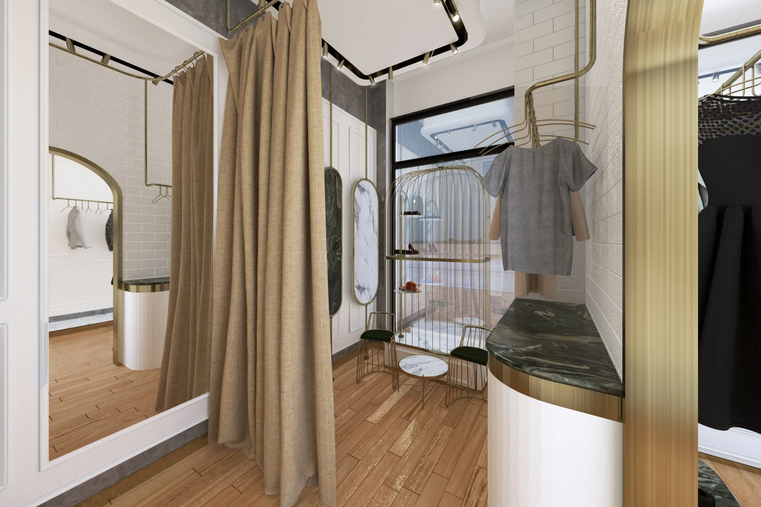 boutique design 3D Model .c4d .max .obj .3ds .fbx .stl .blend