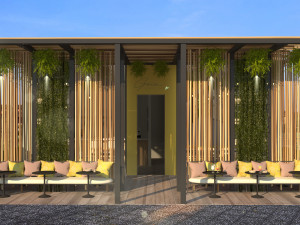 vegan cafe 3D-Modell