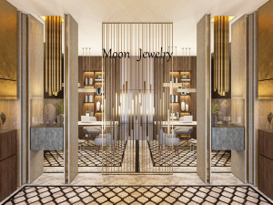 jewelry shop design 01 Modello 3D