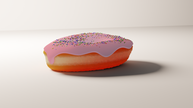 donut Modelo 3D .c4d .max .obj .3ds .fbx .stl .blend 