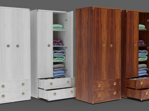 cupboard collection furniture indiana 6-wings Modelo 3D