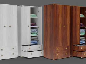 madia collezione mobili indiana 6 ante Modello 3D