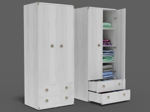 cupboard collection furniture indiana 6-wings 3D Model