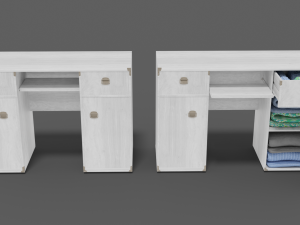 desk collection indiana 6-wing Modelo 3D