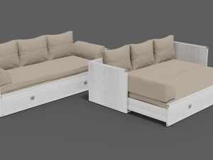 sofa collection indiana 3D Model
