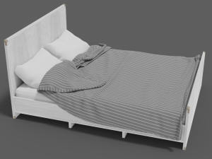 bed collection indiana Model 3D