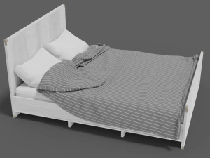 bed collection indiana 3D Model