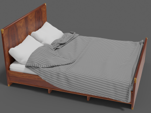 bed collection indiana Model 3D