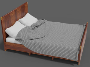bed collection indiana 3D Model